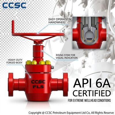 Кислый сервис API 6A Входной клапан FF HH H2S Устойчивый кованый стальной герметический герметик 5000psi кислотный газовый скважина