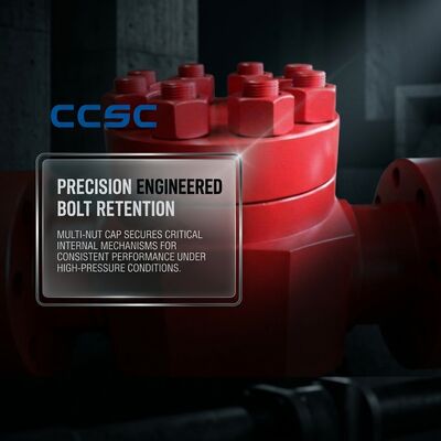 Кованый стальной встроенный чековый клапан API 6A 15000psi Hammer Union Type Design for Oilfield