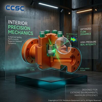 Обратный клапан в стиле флэппер высокого давления API 6D 15000psi с кованым корпусом, внутренним доступом для бурения
