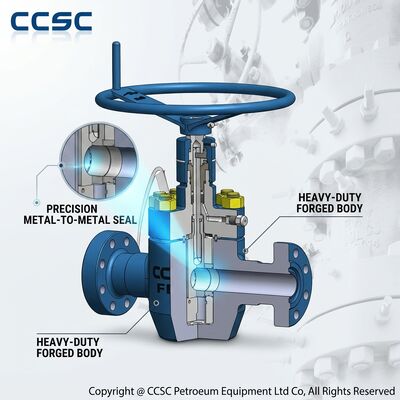 Кислый сервис API 6A Входной клапан FF HH H2S Устойчивый кованый стальной герметический герметик 5000psi кислотный газовый скважина